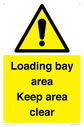 loading-bay-area-keep-area-clear-sign~